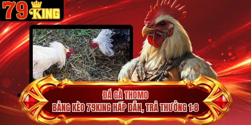 Đá Gà Thomo - Bảng Kèo 79KING Hấp Dẫn, Trả Thưởng 1:8